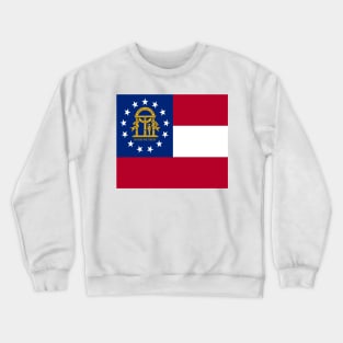 Georgia flag. USA Crewneck Sweatshirt